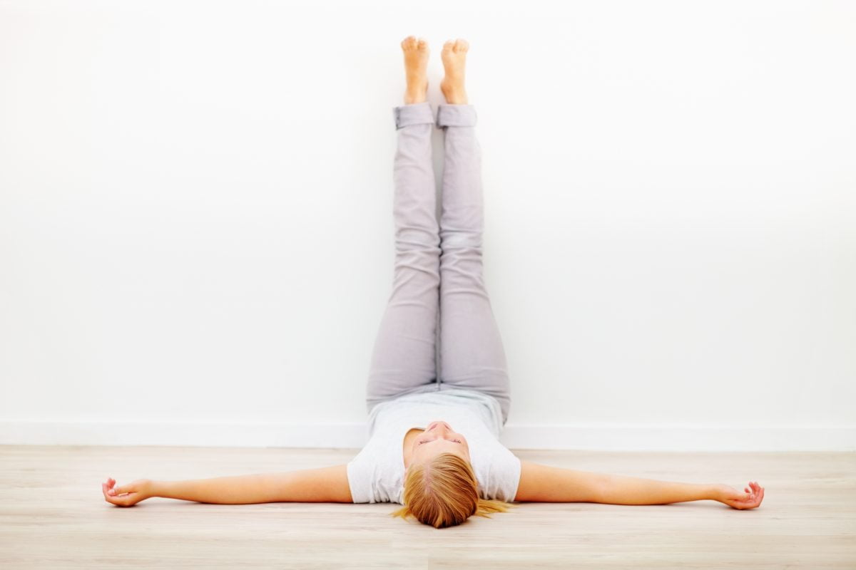 legs up the wall